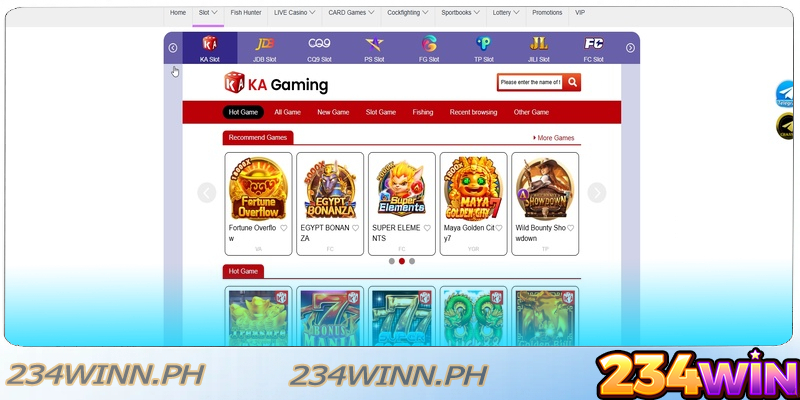 Take a closer look at the diverse game collection at 234win, including live casino, slot titles, sports betting, and exciting mini games.