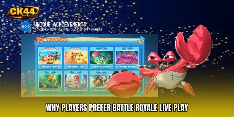 Why Players Prefer Battle Royale live play